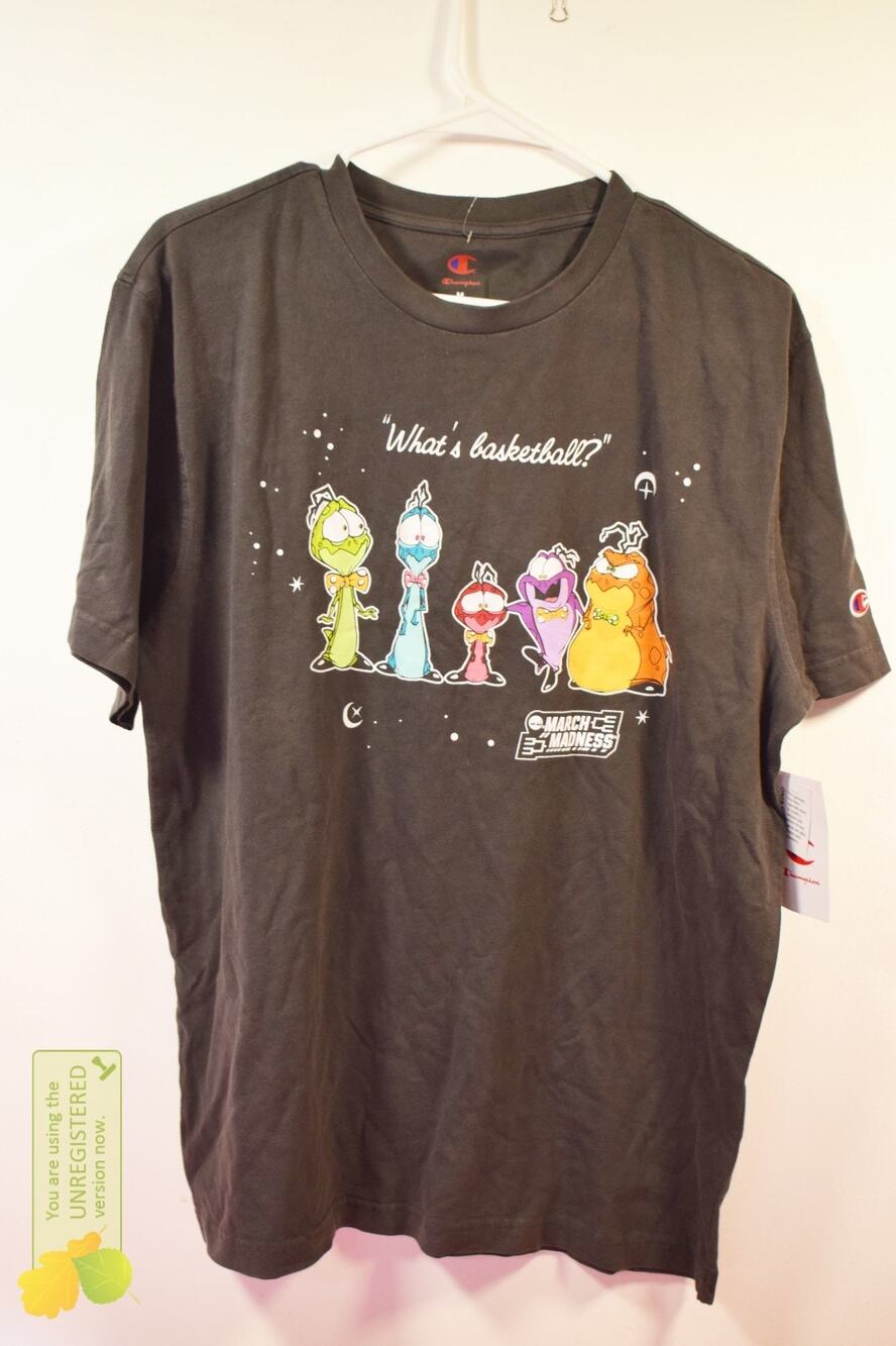 Space Jam x NCAA March Madness Adult Nerdlucks T-Shirt Medium